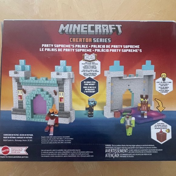 Minecraft Creator Series Mattel Party Supreme's Palace Playset New Toys - Picture 3 of 5